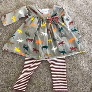 Bonnie Baby 18m horse two piece set